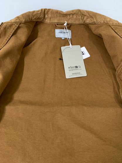 【中古品】【メンズ】 CARHARTT WIP カーハート DETROIT JACKET IO34819-26S デトロイトジャケット メンズ アウター ジップアップ ブルゾン 142-260818-em-19-min サイズ：L カラー：ブラウン 万代Net店