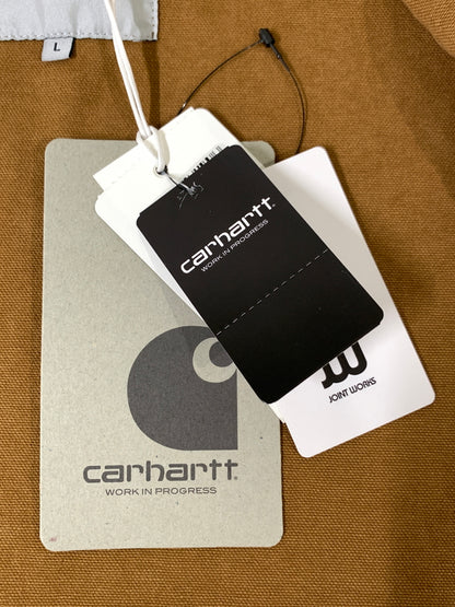 【中古品】【メンズ】 CARHARTT WIP カーハート DETROIT JACKET IO34819-26S デトロイトジャケット メンズ アウター ジップアップ ブルゾン 142-260818-em-19-min サイズ：L カラー：ブラウン 万代Net店