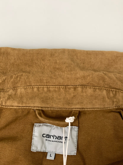 【中古品】【メンズ】 CARHARTT WIP カーハート DETROIT JACKET IO34819-26S デトロイトジャケット メンズ アウター ジップアップ ブルゾン 142-260818-em-19-min サイズ：L カラー：ブラウン 万代Net店