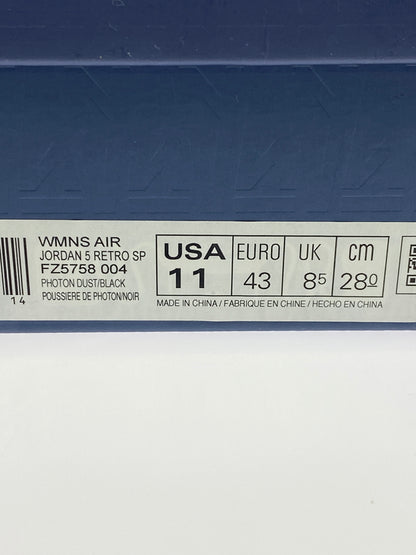 【中古品】【メンズ】 NIKE ナイキ × A MA MANIERE アママニエール WMNS AIR JORDAN 5 RETRO SP FZ5758-004 ウイメンズ ジョーダン5 レトロ エスピー スニーカー靴 160-260819-jt-06-min サイズ：US 11 28.0cm カラー：POHTON DUST/BLACK 万代Net店