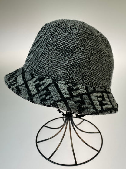 【中古品】【メンズ/レディース】 FENDI フェンディ WOOL BUCKET HAT ウール バケット ハット 帽子 183-260823-em-36-min カラー：グレー系 万代Net店