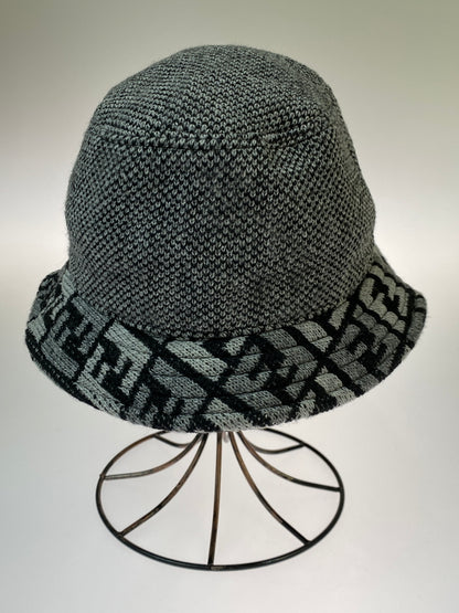 【中古品】【メンズ/レディース】 FENDI フェンディ WOOL BUCKET HAT ウール バケット ハット 帽子 183-260823-em-36-min カラー：グレー系 万代Net店