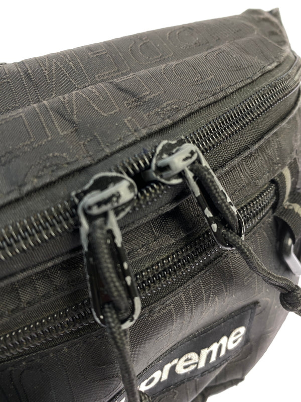 【中古品】【メンズ】 SUPREME シュプリーム 19SS WAIST BAG ウエスト バッグ カバン 188-260821-hu-36-min カラー：ブラック 万代Net店