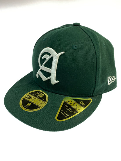 【中古品】【メンズ】 NEW ERA×ARMOIRE ニューエラ アーモワール LOGO CAP ロゴキャップ 帽子 185-260821-hu-18-min サイズ：8 63.5ｃｍ カラー：グリーン 万代Net店