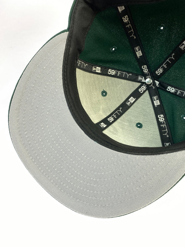 【中古品】【メンズ】 NEW ERA×ARMOIRE ニューエラ アーモワール LOGO CAP ロゴキャップ 帽子 185-260821-hu-18-min サイズ：8 63.5ｃｍ カラー：グリーン 万代Net店