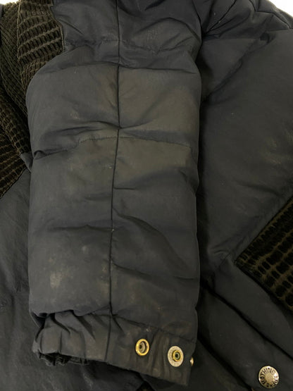 【中古品】【メンズ】 A BATHING APE アベイシングエイプ 90S LS DOWN JACKET 90年代 ロングスリーブ ダウン ジャケット アウター上着 142-260822-hu-13-min サイズ：XL カラー：ネイビー/ブラック 万代Net店