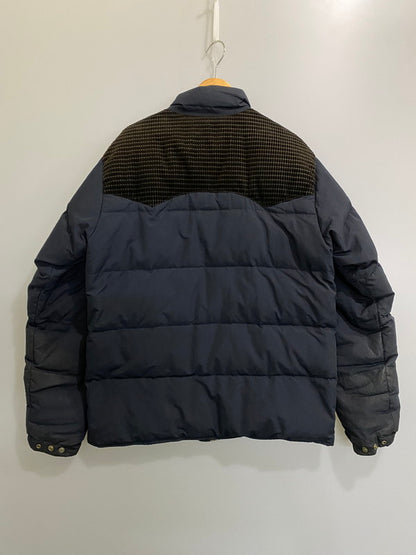 【中古品】【メンズ】 A BATHING APE アベイシングエイプ 90S LS DOWN JACKET 90年代 ロングスリーブ ダウン ジャケット アウター上着 142-260822-hu-13-min サイズ：XL カラー：ネイビー/ブラック 万代Net店