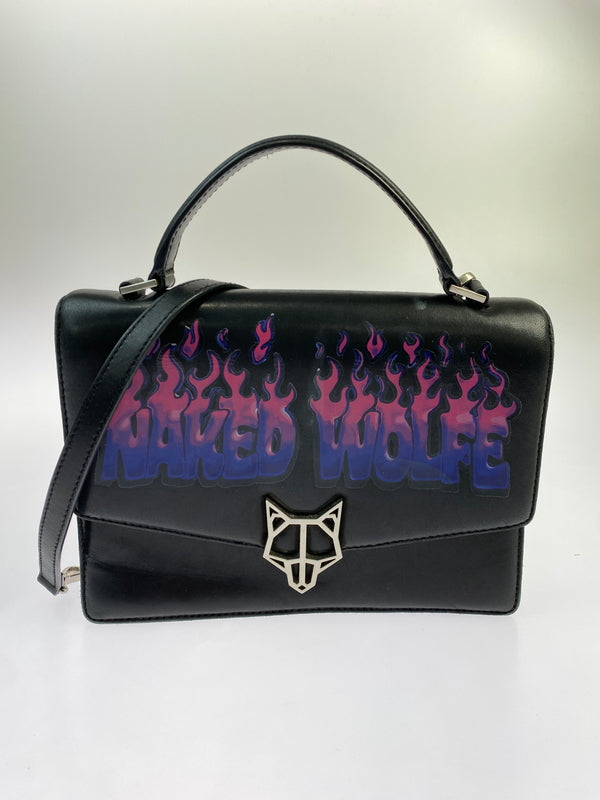 【中古品】【メンズ】 NAKED WOLFE ネイキッド ウルフ ショルダーバッグ カバン 188-260821-hu-41-min カラー：ブラック 万代Net店