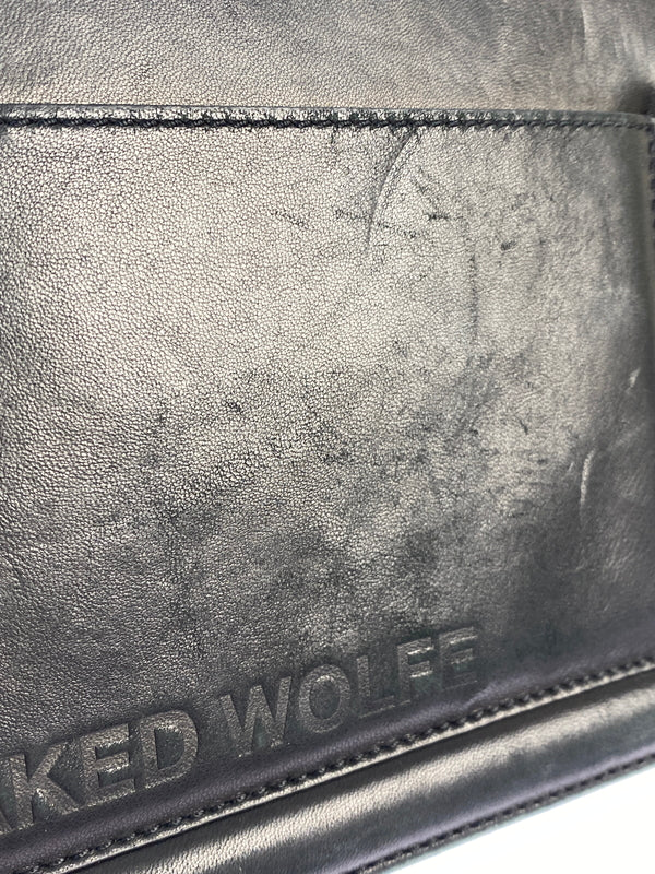 【中古品】【メンズ】 NAKED WOLFE ネイキッド ウルフ ショルダーバッグ カバン 188-260821-hu-41-min カラー：ブラック 万代Net店