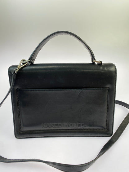 【中古品】【メンズ】 NAKED WOLFE ネイキッド ウルフ ショルダーバッグ カバン 188-260821-hu-41-min カラー：ブラック 万代Net店