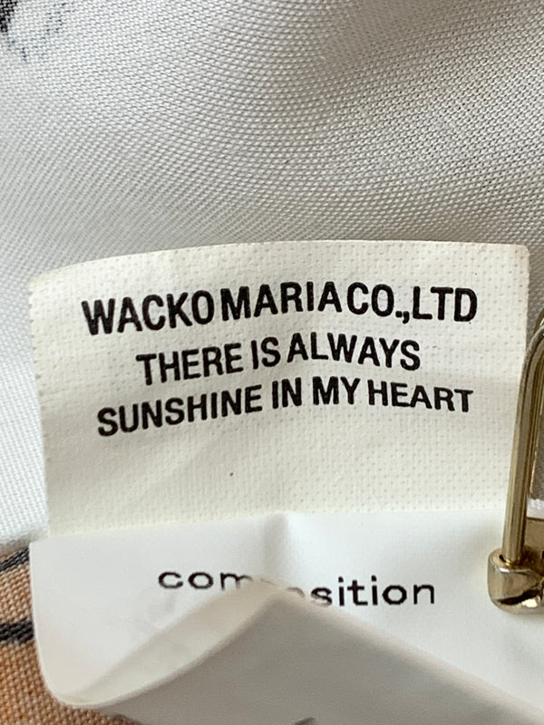 【中古品】【メンズ】 WACKO MARIA ワコマリア × TIM LEHI ティム リーハイ HAWAIIAN SHIRT ハワイアン シャツ 半袖 アロハシャツ メンズ トップス タイガー 虎 コラボ 142-260818-em-45-min サイズ：L カラー：ホワイト 万代Net店