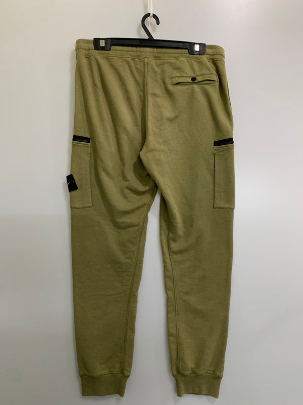 【中古品】【メンズ】 STONE ISLAND ストーンアイランド SWEAT PANT スウェットパンツ ボトムス 152-260821-yn-11-min サイズ：M カラー：オリーブグリーン 万代Net店