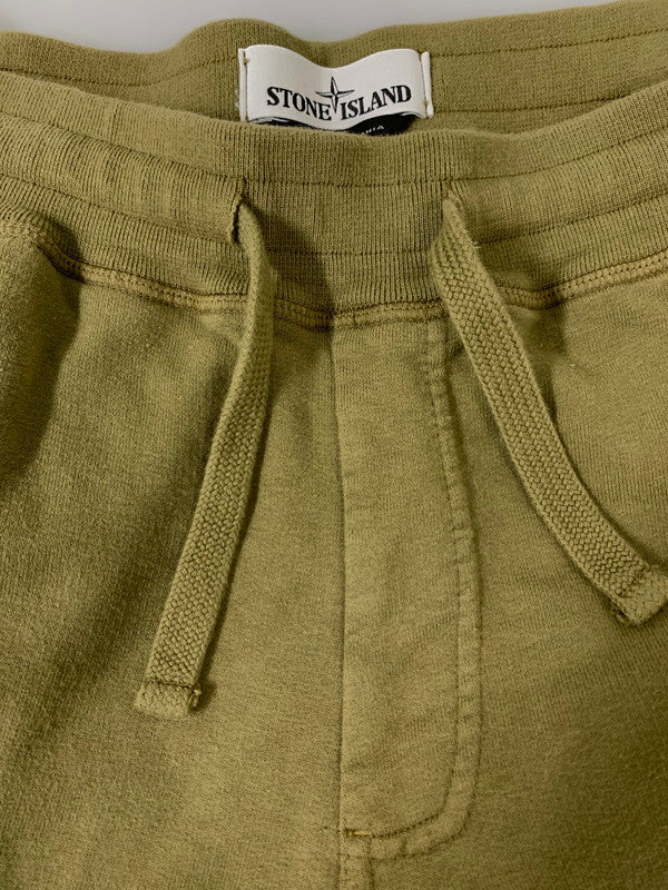 【中古品】【メンズ】 STONE ISLAND ストーンアイランド SWEAT PANT スウェットパンツ ボトムス 152-260821-yn-11-min サイズ：M カラー：オリーブグリーン 万代Net店