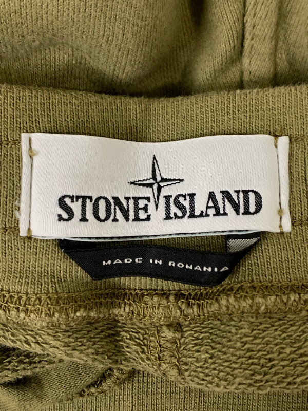 【中古品】【メンズ】 STONE ISLAND ストーンアイランド SWEAT PANT スウェットパンツ ボトムス 152-260821-yn-11-min サイズ：M カラー：オリーブグリーン 万代Net店