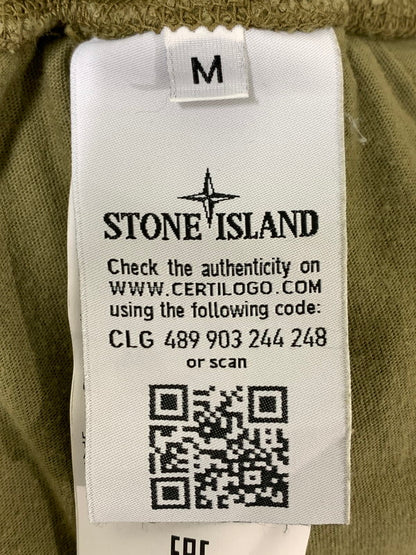 【中古品】【メンズ】 STONE ISLAND ストーンアイランド SWEAT PANT スウェットパンツ ボトムス 152-260821-yn-11-min サイズ：M カラー：オリーブグリーン 万代Net店