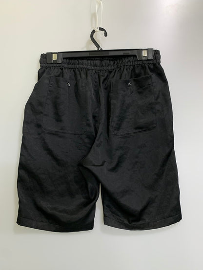 【中古品】【メンズ】 NEEDLES ニードルス STRING COWBOY SHORT POLY SLUB SATEEN MR255 ストリング カウボーイ ショート パンツ ボトムス 151-260821-yn-17-min サイズ：S カラー：ブラック 万代Net店
