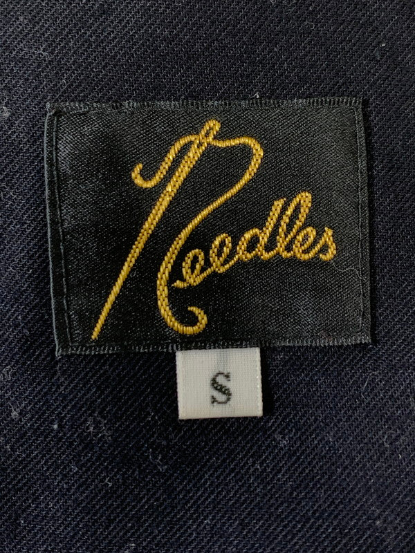 【中古品】【メンズ】 NEEDLES ニードルス STRING COWBOY SHORT POLY SLUB SATEEN MR255 ストリング カウボーイ ショート パンツ ボトムス 151-260821-yn-17-min サイズ：S カラー：ブラック 万代Net店