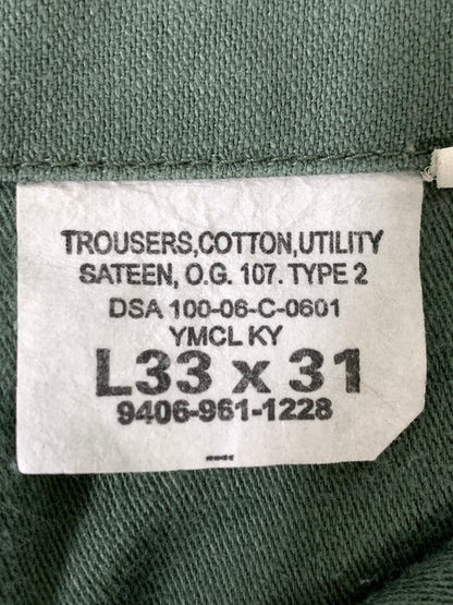 【中古品】【メンズ】 YMCLKY ワイエムシーエルケーワイ BAKER PANTS ベイカーパンツ ボトムス 156-260821-yn-21-min サイズ：L33×31 カラー：オリーブグリーン 万代Net店