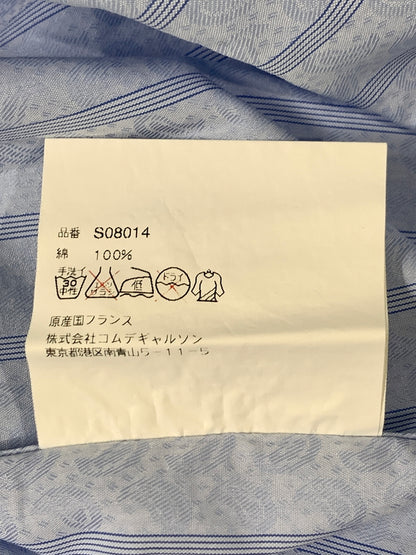 【中古品】【メンズ】 COMME DES GARCONS SHIRT コムデギャルソン フランス製 LS STRIPE SHIRT ロングスリーブ ストライプシャツ 長袖 ペイズリー 140-260818-em-20-min サイズ：L カラー：ライトブルー系 万代Net店