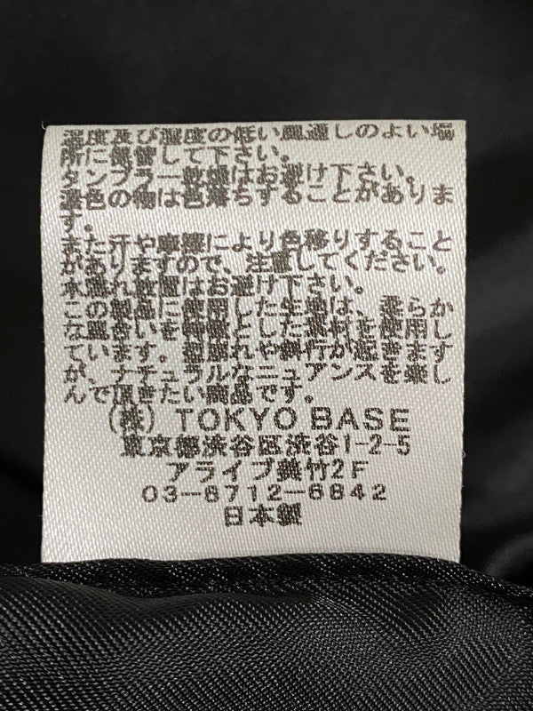 【中古品】【メンズ】 STUDIOUS ステュディオス ラムレザー シングルライダースジャケット 107352001 上着 アウター 147-260822-hu-09-min サイズ：2 カラー：ブラック 万代Net店