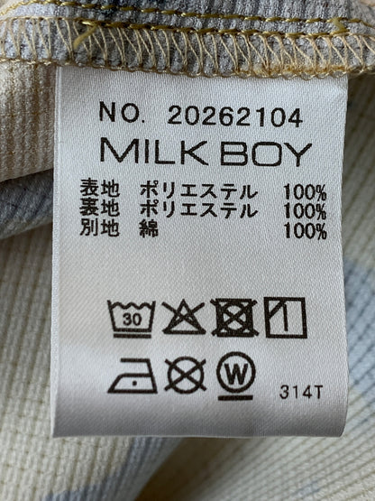 【中古品】【メンズ】 MILK BOY ミルクボーイ 26SS CONSTRUCTION JACKET 20262104 コンストラクション ジャケット メンズ ライトアウター ワークウエア 140-260818-em-43-min カラー：イエロー系 万代Net店
