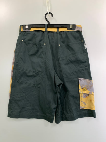 【中古品】【メンズ】 MILK BOY 26SS CONSTRUCTION PANTS 20262106 コンストラクション パンツ メンズ ショートパンツ 短パン ワークパンツ 151-260818-em-49-min カラー：グリーン/イエロー 万代Net店