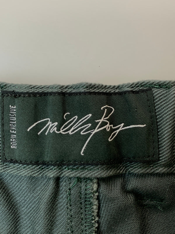 【中古品】【メンズ】 MILK BOY 26SS CONSTRUCTION PANTS 20262106 コンストラクション パンツ メンズ ショートパンツ 短パン ワークパンツ 151-260818-em-49-min カラー：グリーン/イエロー 万代Net店