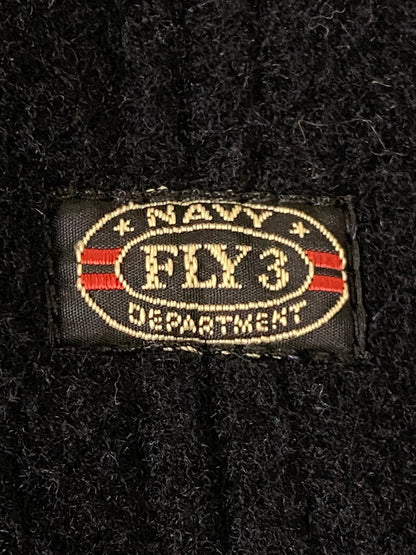 【中古品】【メンズ】 NAVY DEPARTMENT FLY3 ネイビー デパートメント フライスリー ウール ロングコート 上着 アウター 141-260822-hu-11-min サイズ：S カラー：ネイビー 万代Net店