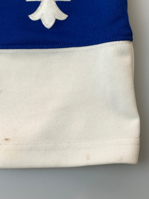 【現状渡し品】【メンズ】 SUPREME シュプリーム FLEUR DE LIS HOCKEY JERSEY フルール ド リス ホッケー ジャージ メンズ トップス 149-260818-em-42-min サイズ：S カラー：ブルー 万代Net店