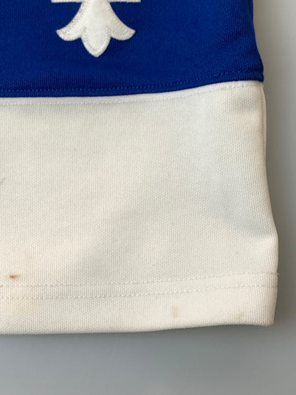 【現状渡し品】【メンズ】 SUPREME シュプリーム FLEUR DE LIS HOCKEY JERSEY フルール ド リス ホッケー ジャージ メンズ トップス 149-260818-em-42-min サイズ：S カラー：ブルー 万代Net店