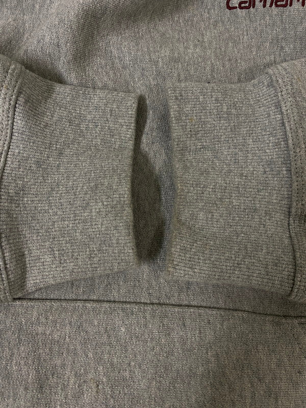 【中古品】【メンズ】 CARHARTT WIP カーハート ワーク イン プログレス HOODED AMERICAN SCRIPT SWEAT フーデッド アメリカン スクリプト スウェット パーカー 142-260822-hu-12-min サイズ：XL カラー：グレー 万代Net店