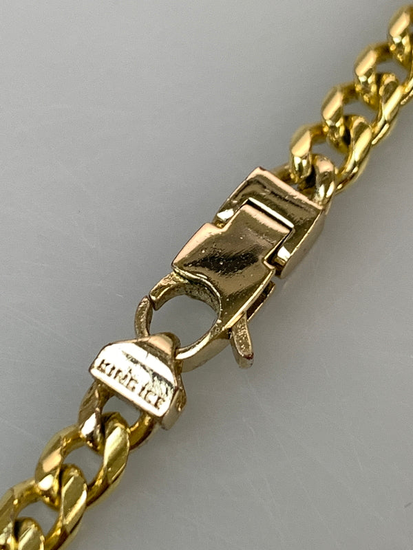 【中古品】【メンズ/レディース】 KING ICE キングアイス BLACK MAMBA NUMBER 24 NECKLACE ブラックマンバ ナンバー24 ネックレス アクセサリー ネックレス 192-260820-em-42-min カラー：ゴールド/ブラック/ホワイト 万代Net店