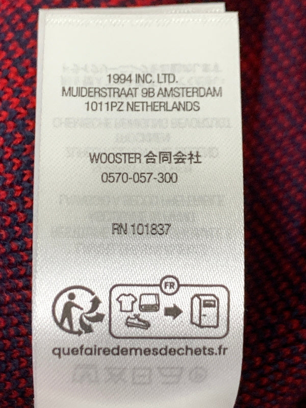 【中古品】【メンズ】 SUPREME シュプリーム GUNS SWEATER ガンズ セーター ニット 銃 メンズ トップス 149-260818-em-25-min サイズ：M カラー：ネイビー/レッド 万代Net店