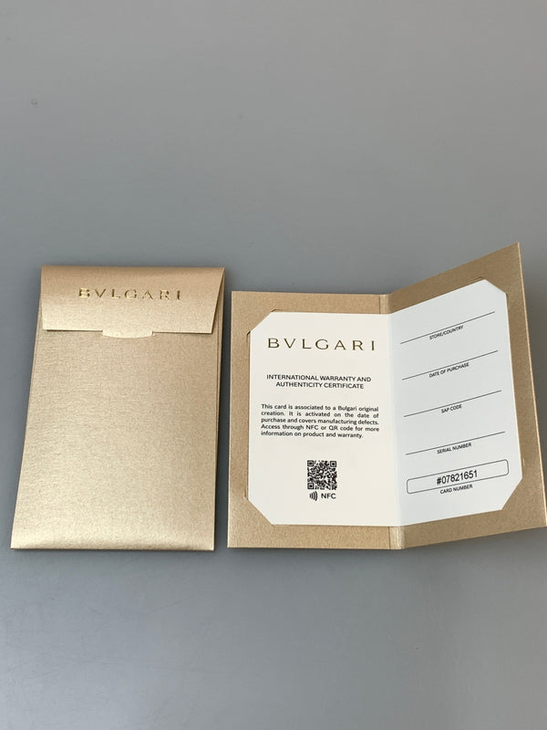 【中古品】【メンズ/レディース】 BVLGARI ブルガリ LONG WALLET 30414 ロゴ クリップ ロングウォレット 長財布 レインレザー 181-260820-em-37-min カラー：ブラック 万代Net店