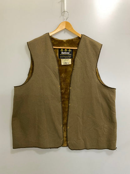 【中古品】【メンズ】 BARBOUR バーブァー 90S ACRYLIC LINING 90年代 アクリル ライニング A297 ボア アウター ノースリーブ 144-260822-hu-07-min サイズ：C46 117cm カラー：ブラウン 万代Net店