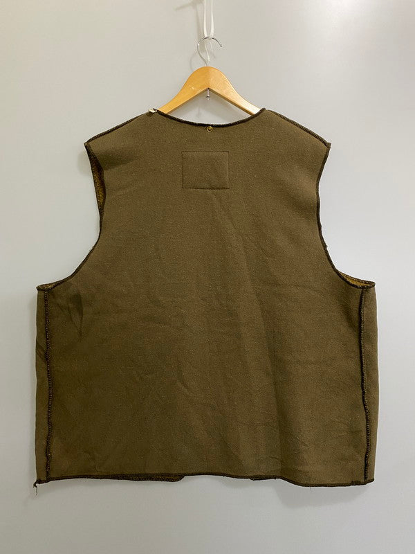 【中古品】【メンズ】 BARBOUR バーブァー 90S ACRYLIC LINING 90年代 アクリル ライニング A297 ボア アウター ノースリーブ 144-260822-hu-07-min サイズ：C46 117cm カラー：ブラウン 万代Net店