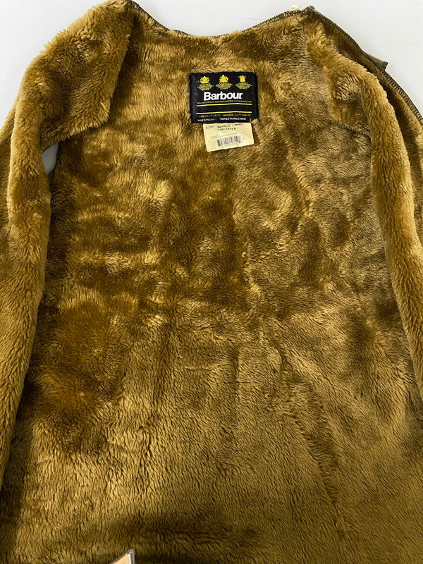 【中古品】【メンズ】 BARBOUR バーブァー 90S ACRYLIC LINING 90年代 アクリル ライニング A297 ボア アウター ノースリーブ 144-260822-hu-07-min サイズ：C46 117cm カラー：ブラウン 万代Net店