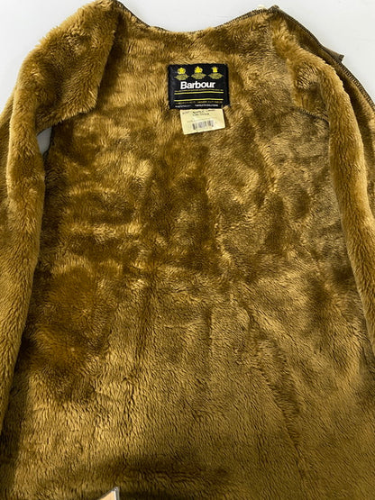 【中古品】【メンズ】 BARBOUR バーブァー 90S ACRYLIC LINING 90年代 アクリル ライニング A297 ボア アウター ノースリーブ 144-260822-hu-07-min サイズ：C46 117cm カラー：ブラウン 万代Net店