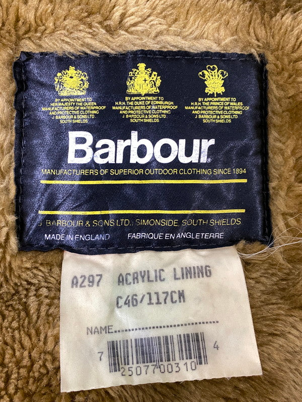 【中古品】【メンズ】 BARBOUR バーブァー 90S ACRYLIC LINING 90年代 アクリル ライニング A297 ボア アウター ノースリーブ 144-260822-hu-07-min サイズ：C46 117cm カラー：ブラウン 万代Net店
