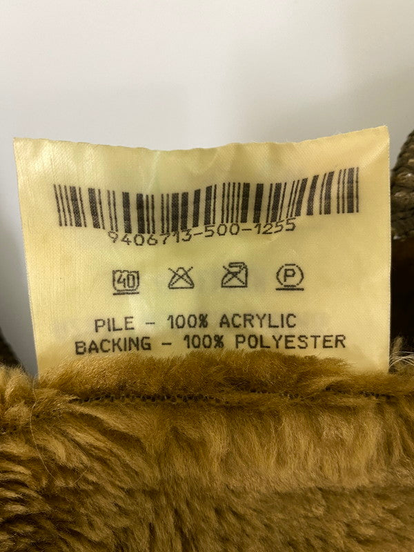 【中古品】【メンズ】 BARBOUR バーブァー 90S ACRYLIC LINING 90年代 アクリル ライニング A297 ボア アウター ノースリーブ 144-260822-hu-07-min サイズ：C46 117cm カラー：ブラウン 万代Net店