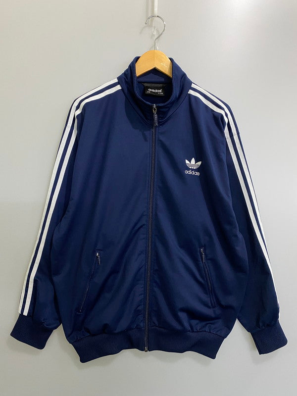 【中古品】【メンズ】 ADIDAS アディダス 90S 万国旗 TRACK JACKET 90年代 トラック ジャケット ジャージ 146-260822-hu-06-min サイズ：US：M カラー：ネイビー 万代Net店
