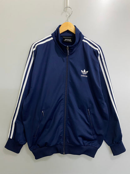 【中古品】【メンズ】 ADIDAS アディダス 90S 万国旗 TRACK JACKET 90年代 トラック ジャケット ジャージ 146-260822-hu-06-min サイズ：US：M カラー：ネイビー 万代Net店