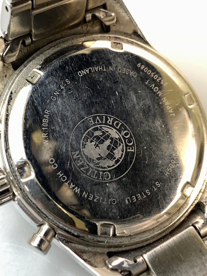 【中古品】【メンズ】 CITIZEN シチズン クロノグラフ ソーラー腕時計 H500 S111064 ECO DRIVE メンズ 腕時計 ウォッチ 197-260820-em-40-min カラー：シルバー 万代Net店