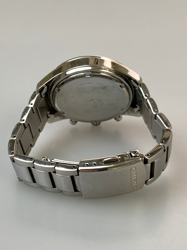【中古品】【メンズ】 CITIZEN シチズン クロノグラフ ソーラー腕時計 H500 S111064 ECO DRIVE メンズ 腕時計 ウォッチ 197-260820-em-40-min カラー：シルバー 万代Net店