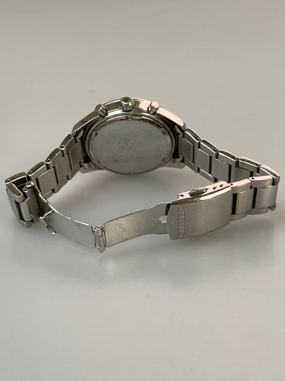 【中古品】【メンズ】 CITIZEN シチズン クロノグラフ ソーラー腕時計 H500 S111064 ECO DRIVE メンズ 腕時計 ウォッチ 197-260820-em-40-min カラー：シルバー 万代Net店