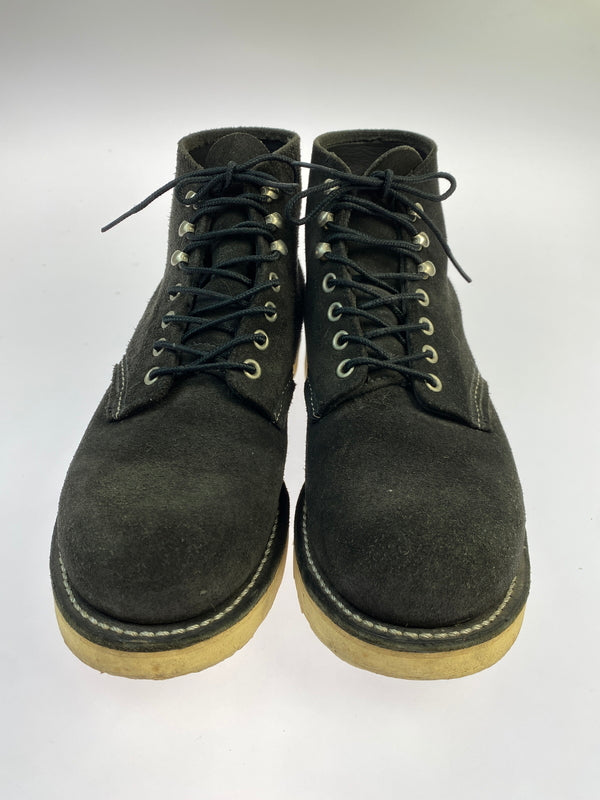 【中古品】【メンズ】 RED WING レッドウィング 8174 6ｰINCH CLASSIC ROUND 6インチ クラシック ラウンド ブーツ 靴 164-260819-jt-27-min サイズ：US 8 D 26.0cm カラー：ブラック 万代Net店