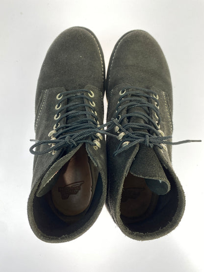 【中古品】【メンズ】 RED WING レッドウィング 8174 6ｰINCH CLASSIC ROUND 6インチ クラシック ラウンド ブーツ 靴 164-260819-jt-27-min サイズ：US 8 D 26.0cm カラー：ブラック 万代Net店
