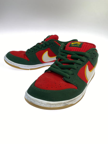 【中古品】【メンズ】 NIKE SB ナイキエスビー FZ1287-300 DUNK LOW PRM ダンク ロー プレミアム スニーカー 靴 160-260819-jt-08-min サイズ：US 10.5 28.5cm カラー：SEATTLE SUPERSONICS FIR AND FIRE RED 万代Net店