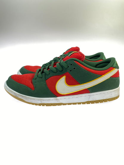 【中古品】【メンズ】 NIKE SB ナイキエスビー FZ1287-300 DUNK LOW PRM ダンク ロー プレミアム スニーカー 靴 160-260819-jt-08-min サイズ：US 10.5 28.5cm カラー：SEATTLE SUPERSONICS FIR AND FIRE RED 万代Net店