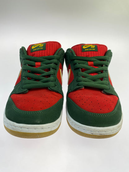 【中古品】【メンズ】 NIKE SB ナイキエスビー FZ1287-300 DUNK LOW PRM ダンク ロー プレミアム スニーカー 靴 160-260819-jt-08-min サイズ：US 10.5 28.5cm カラー：SEATTLE SUPERSONICS FIR AND FIRE RED 万代Net店